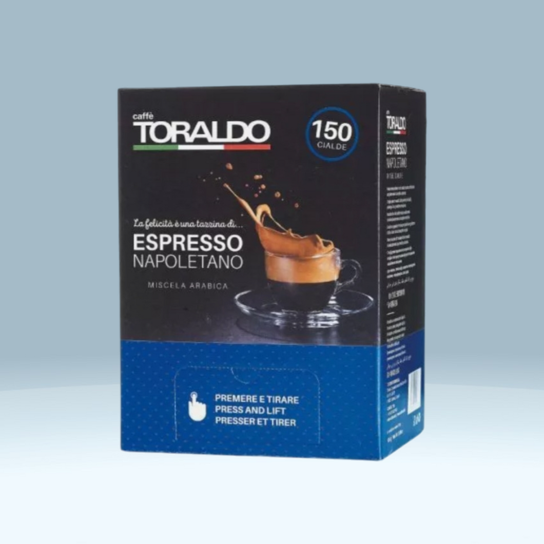 Toraldo Kaffee Pads Cialde Arabica E.S.E 44 mm (150 Stück)