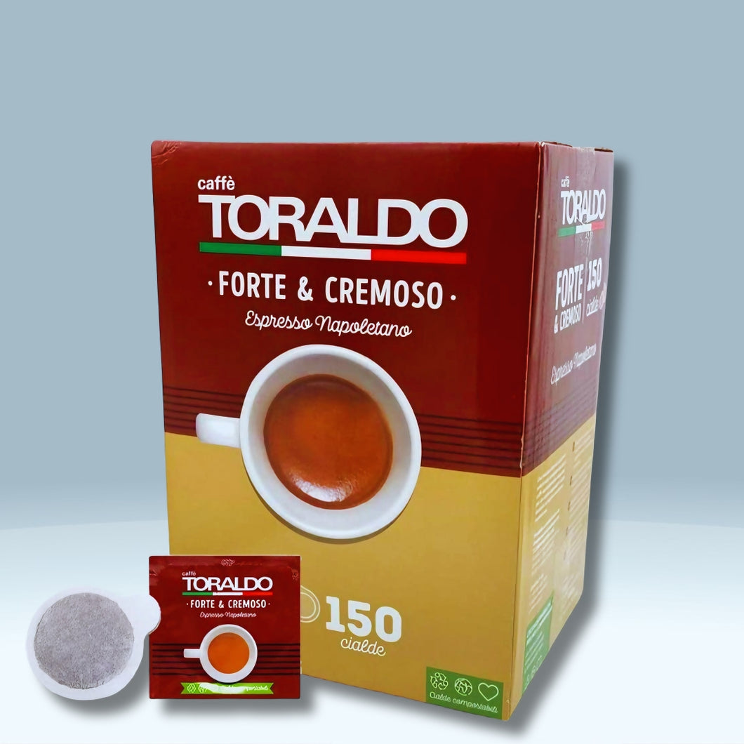 Toraldo Kaffee Pads Forte & cremoso  E.S.E 44 mm (150 Stück)