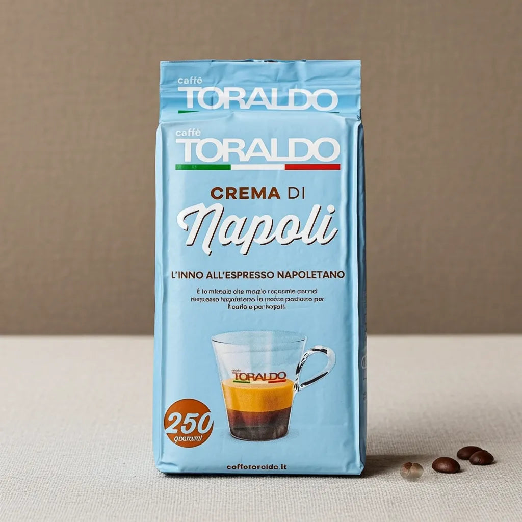 Toraldo Crema di Napoli - 250g Espresso Bohnen