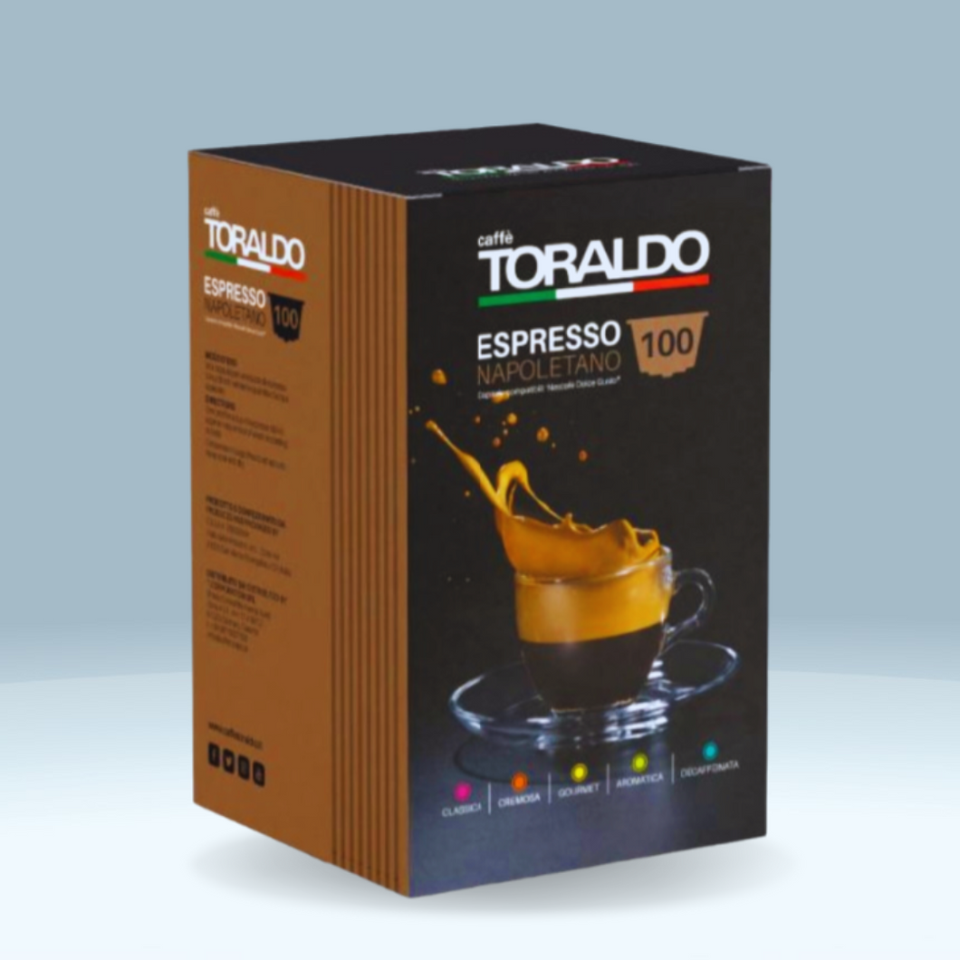 Toraldo Kaffee Kapseln Classica  Kompatibel Dolce Gusto 100 Stück