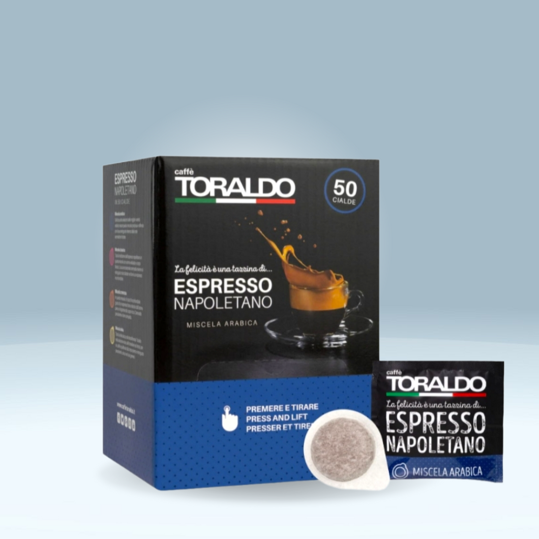 Toraldo Kaffee Pads Cialde Arabica E.S.E 44 mm (50 Stück)