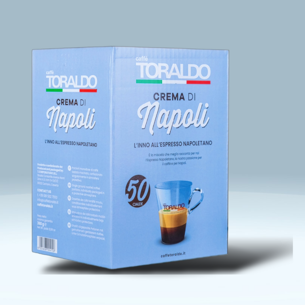 Toraldo Kaffee Pads Crema di Napoli 50 Stück