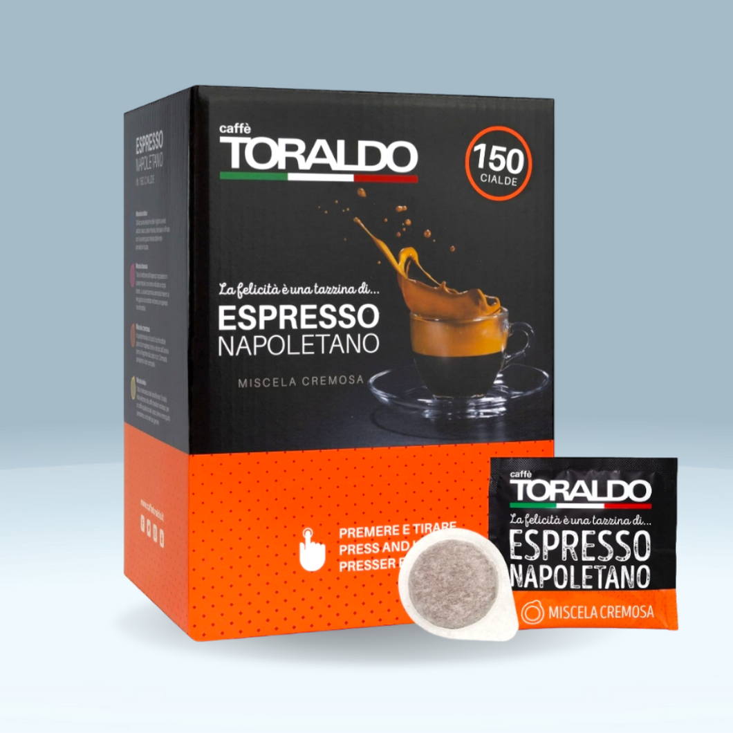 Toraldo Kaffee Pads Cremosa E.S.E -150 Stück