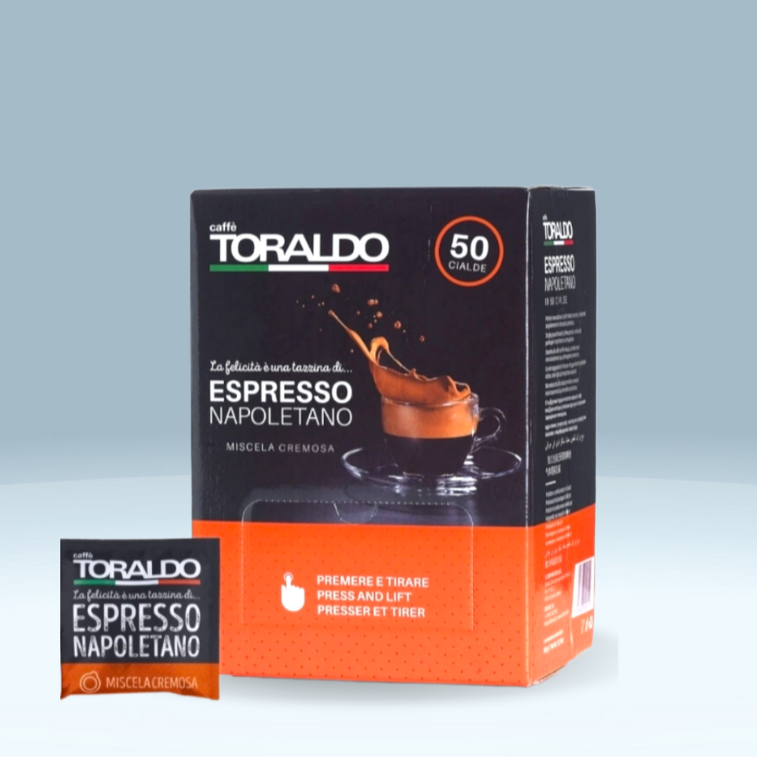 Toraldo Kaffee Pads Cremosa 50 Stück