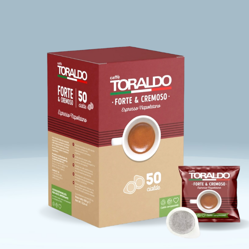 Toraldo Kaffee Pads Forte & cremoso E.S.E 44 mm (50 Stück)