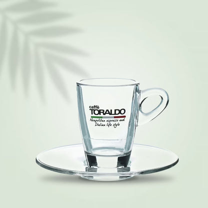 Toraldo Espressotasse aus Glas - Doppelwandig (Einzeln oder Set)