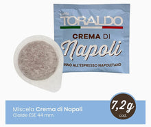 Lade das Bild in den Galerie-Viewer, Kaffee Pads Crema di Napoli E.S.E 44 mm (50 Stück) - Toraldo caffe - , italienische Kaffee in Deutschland. kaffee online kaufen, www.mokka-napoli
