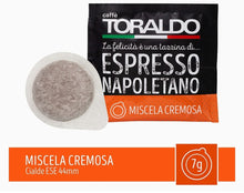 Lade das Bild in den Galerie-Viewer, Kaffee Pads Cremosa E.S.E 44 mm (50 Stück) - Toraldo caffe - , italienische Kaffee in Deutschland. kaffee online kaufen, www.mokka-napoli
